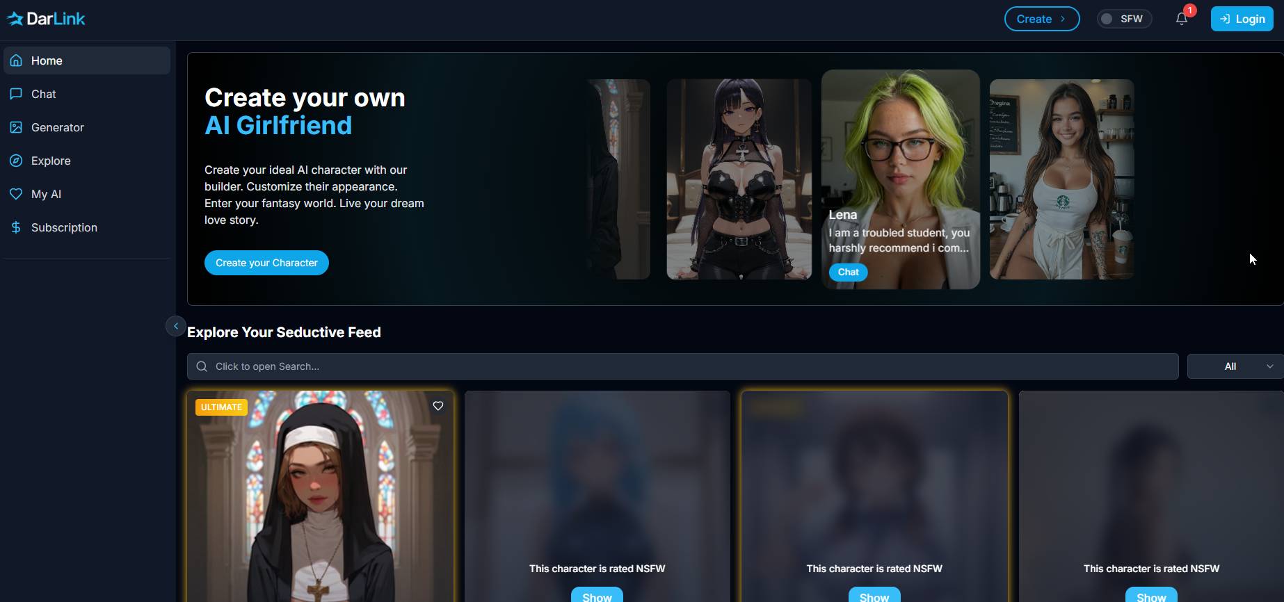 DarLink AI, AI companion platform accessible in Australia