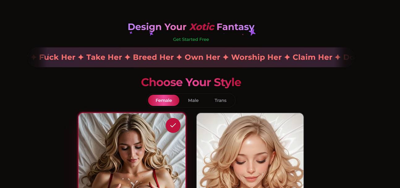 Xotic AI, AI companion platform accessible in Australia